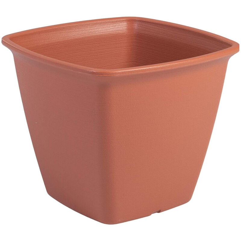 foto del prodotto iris ohyama pflanzk bel quadratischer bertopf mit wasserablauf reservierungssystem f r die gartenarbeit quadratischer pflanztopf 300, braun