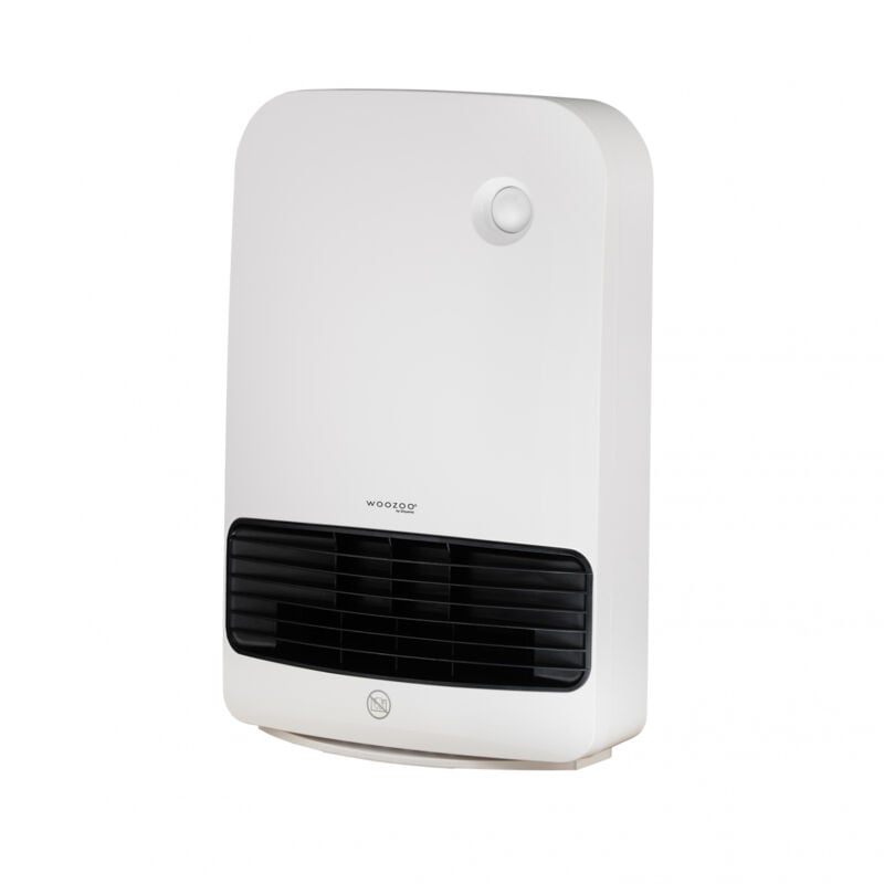 foto del prodotto iris ohyama riscaldatore compatto radiatore mobile in ceramica, portata 90cm, 1500w, rilevatore di movimento per il risparmio, timer, bagno,