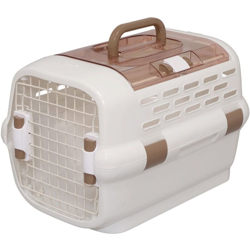 foto del prodotto iris ohyama scatola, cestino, borsa in plastica pp per gatti, l59,3 x p37,5 x h37 cm, pdpc 600, bianco