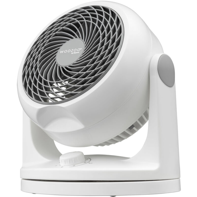 foto del prodotto iris ohyama woozoo, 23m , ventilatore da tavolo, ventilatore da scrivania, bianco, oscillazione, silenzioso, portatile, per camera da letto,