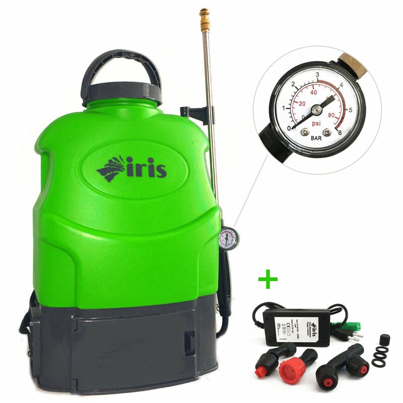 foto del prodotto iris pompa irroratrice a batteria litio 16lt garden e lite