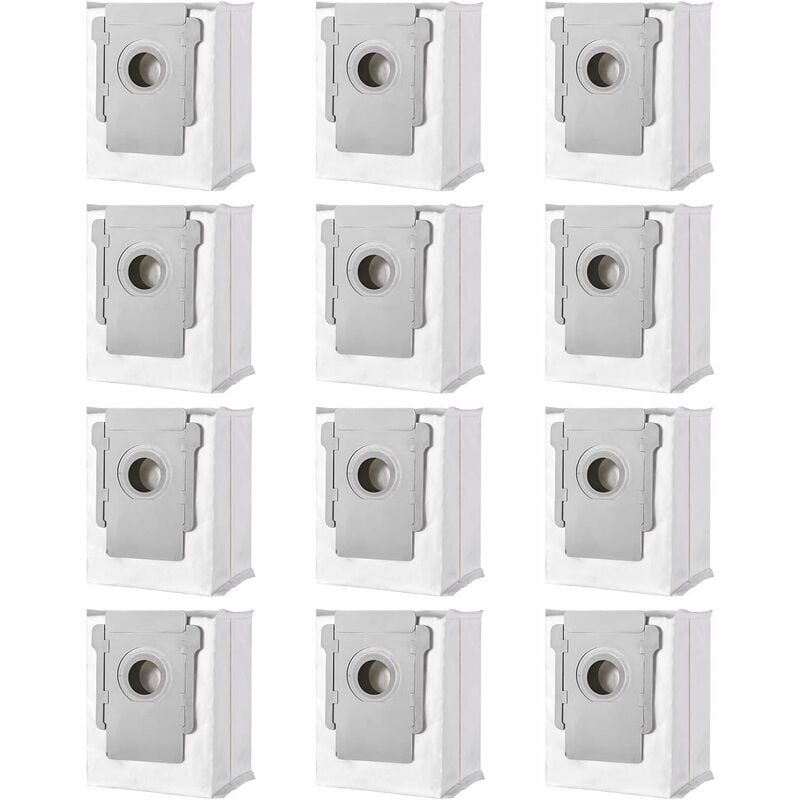 foto del prodotto irobot confezione da 12 sacchetti di ricambio compatibili per i7 i7 i7 plus e5 e6 e7 s9, accessori per aspirapolvere roomba i7, per clean base