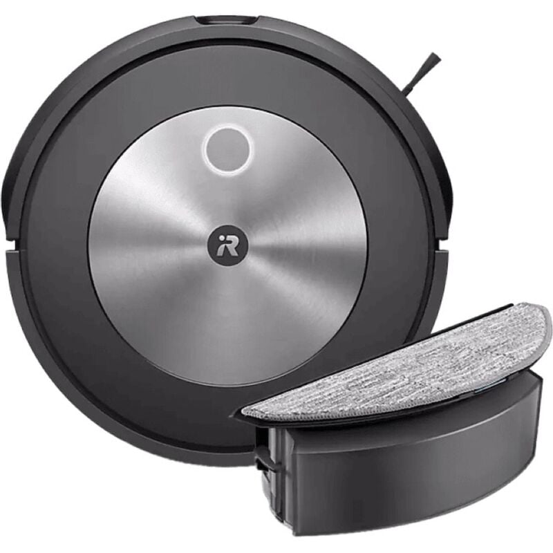 foto del prodotto irobot robot aspirapolvere roomba combo j5 capacita 276 l sacchetto per la polvere colore grigio