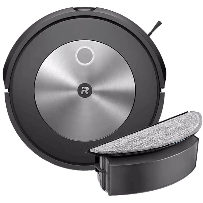 foto del prodotto irobot roomba combo j5. tipo di contenitore della polvere combi, colore del prodotto antracite, forma rotondo. capacit polvere totale 0,276