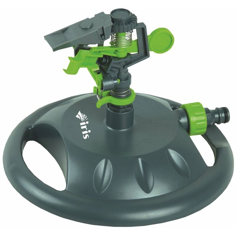 foto del prodotto irrigatore a settore da giardino con base iris frully