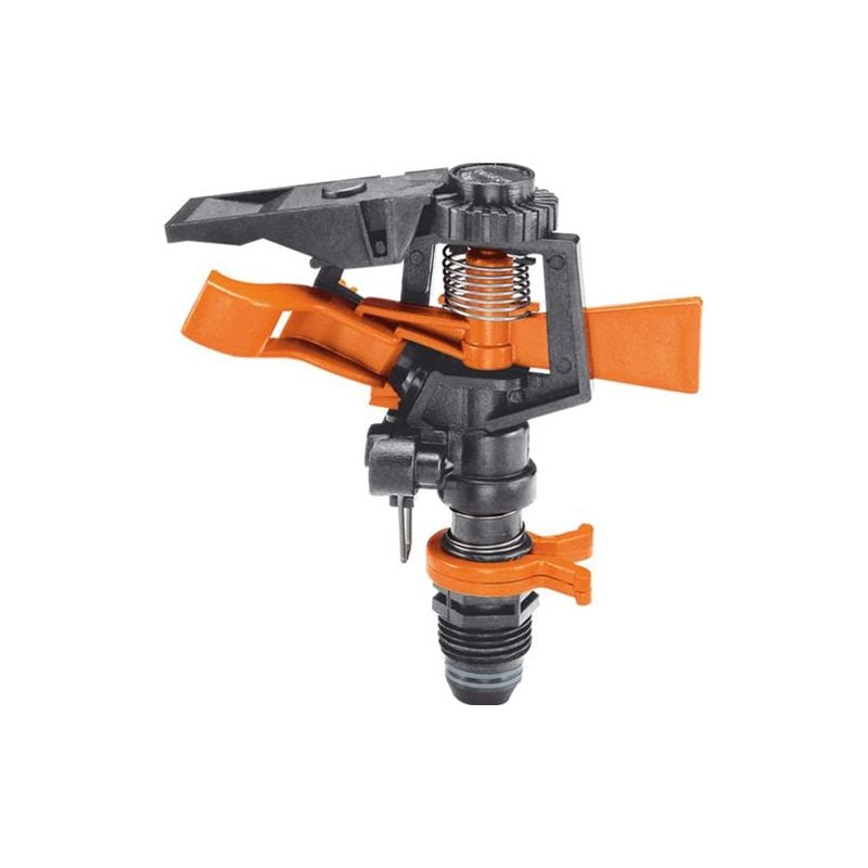 foto del prodotto irrigatore a settori in abs con regolazione gittata papillon