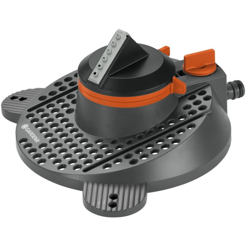 foto del prodotto irrigatore circolare a settori tango comfort per l irrigazione da 5 360 di superfici tra 9 310 m , gittata regolabile 3 20 m 2065 20 gardena