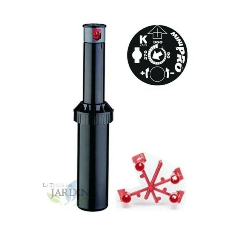 foto del prodotto irrigatore krain minipro 1 2 portata da 5,1 a 9,1 m irrigatore regolabile professionale