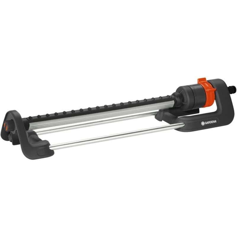 foto del prodotto irrigatore oscillante da giardino per l irrigazione di superfici di 120 280 m , gittata 8 18 m, larghezza del getto max 16 m aqua l 18704 20 