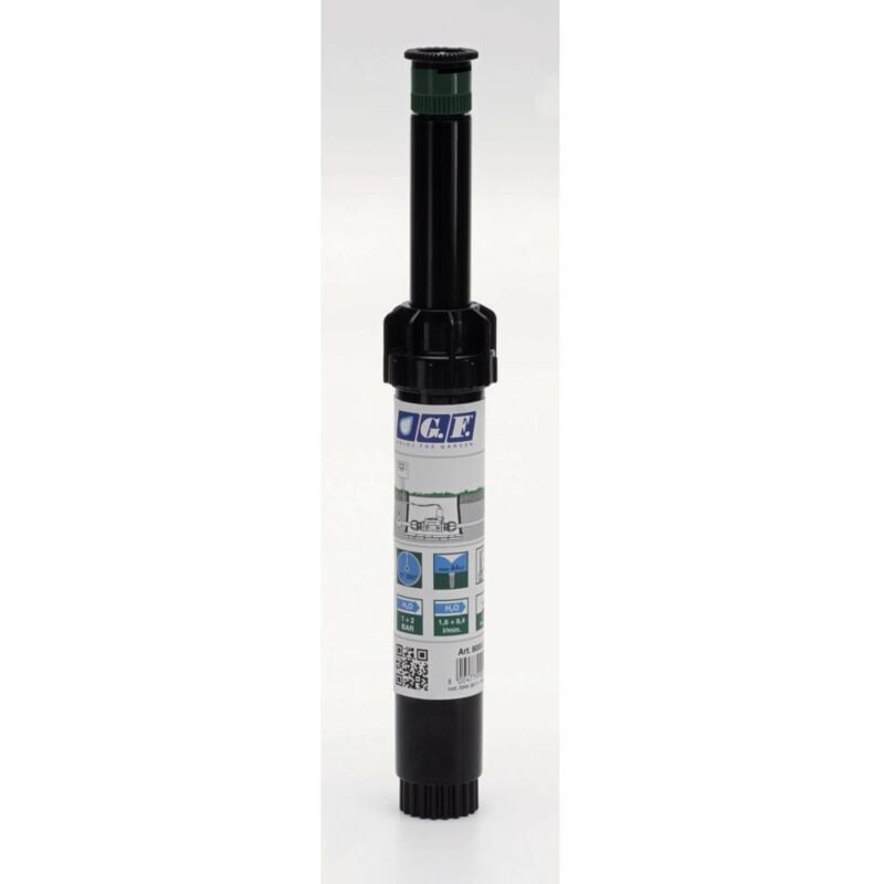 foto del prodotto irrigatore pop up statico alzo 10 cm rotazione di 90 gradi.