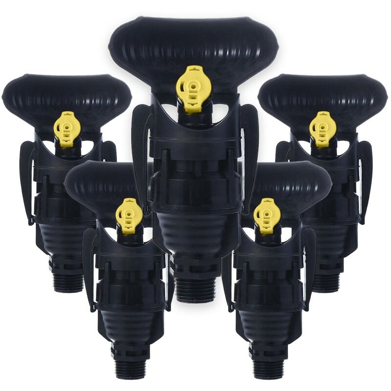 foto del prodotto irrigatore rotante super 10 per irrigazione pi deflettore 180 , ugello giallo circolare maschio da 1 2 . confezione da 5 unit . offerta esclusiva