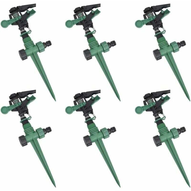 foto del prodotto irrigatori ad impulso da giardino, 6 pz xl 
