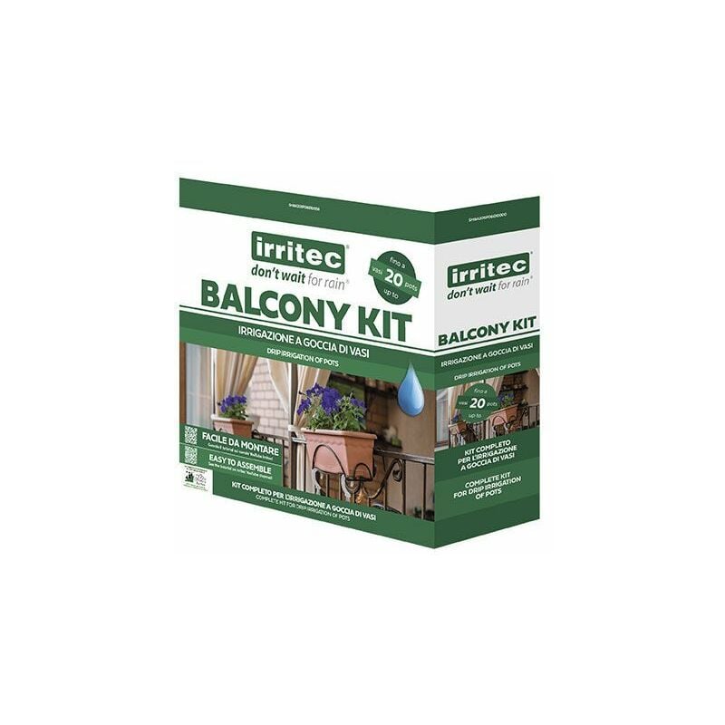 immagine 0 del prodotto irrigazione a goccia di vasi balcony kit irritec