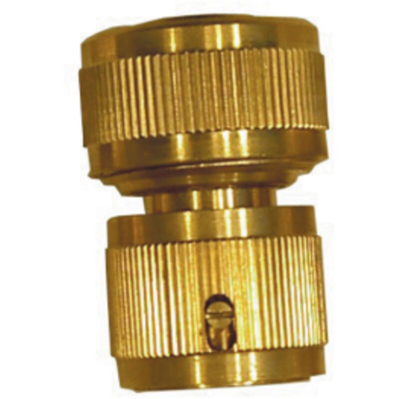 foto del prodotto irrigo art. 8113 raccordo portagomma in ottone per tubi da 3 4 irrigazione giardino