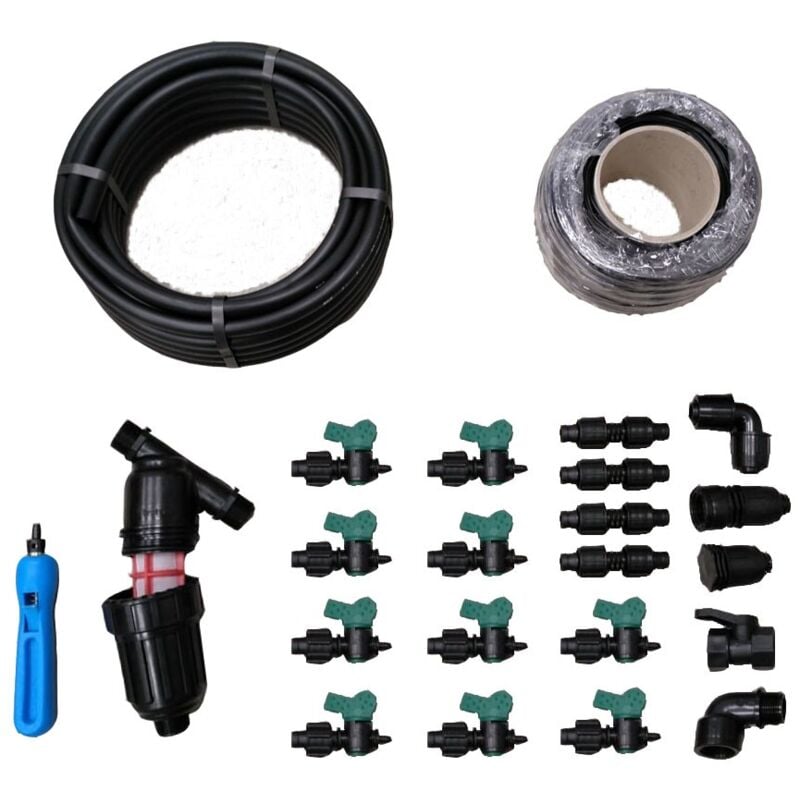 foto del prodotto irritec kit sistema di irrigazione a goccia fino a 150 m2 offerta esclusiva