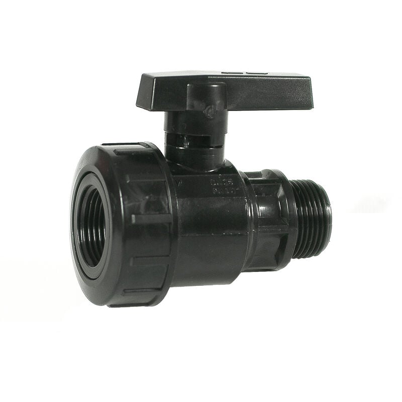 foto del prodotto irritec pl raccordo nylon valvola a sfera mf 1