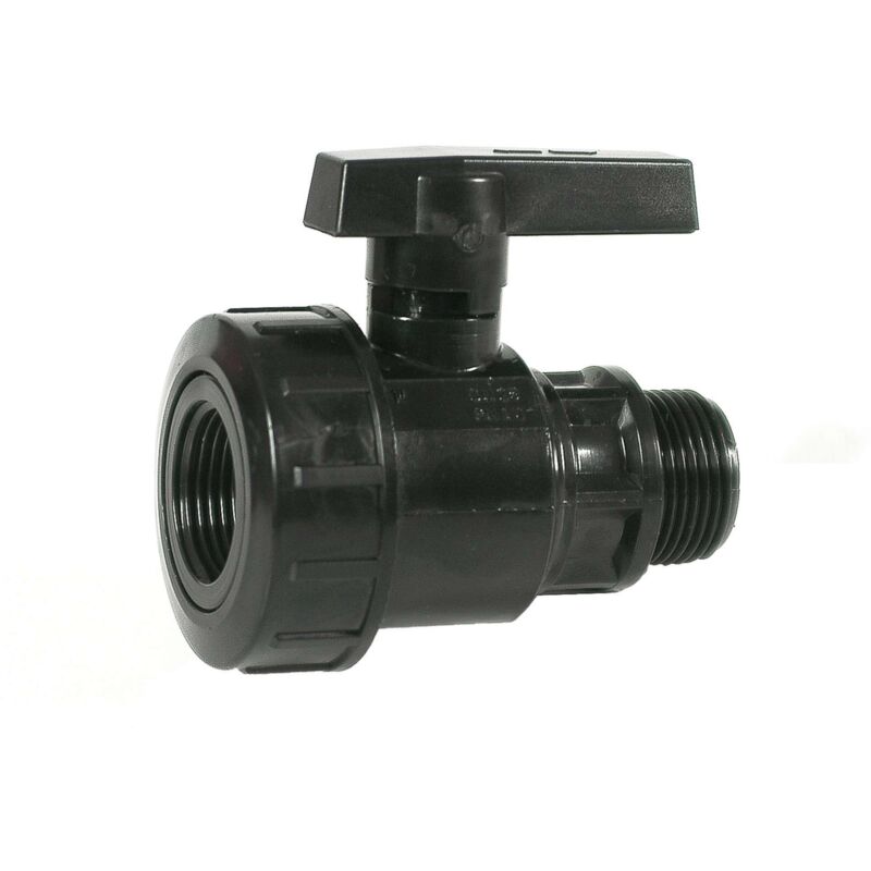 foto del prodotto irritec raccordo nylon valvola a sfera mf 3 4 10 pz