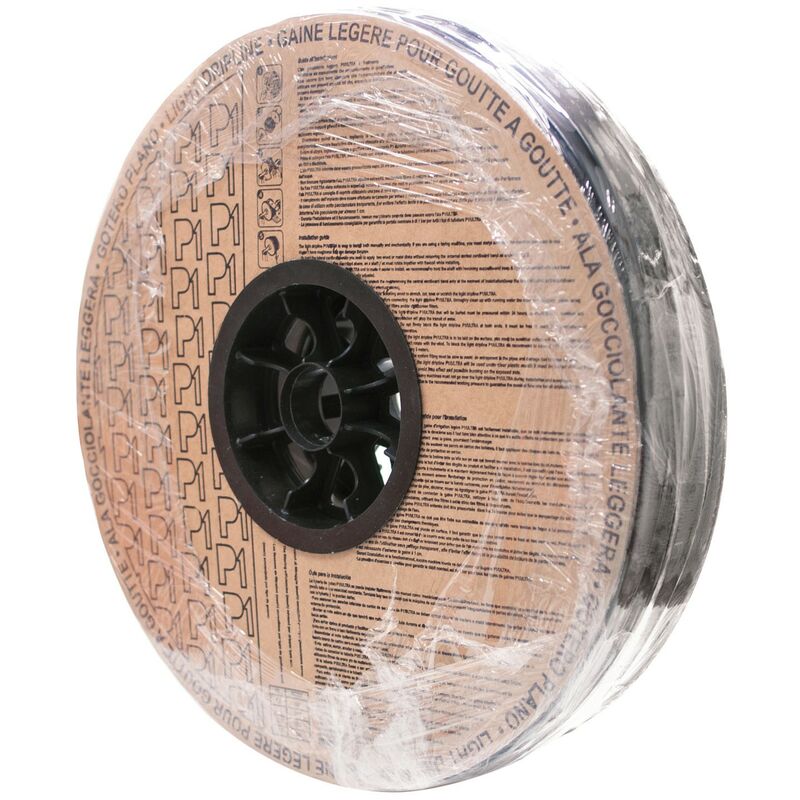 foto del prodotto irritec tubo ad ala con gocciolatori piatti a labirinto rotolo 250 mt. gocciolatori ogni 20 cm.