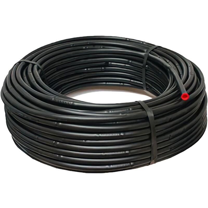 foto del prodotto irritec tubo gocciolante junior in polietilene con gocciolatore cilindrico compatto 16 mm passo da 33 cm rotolo da 50 metri