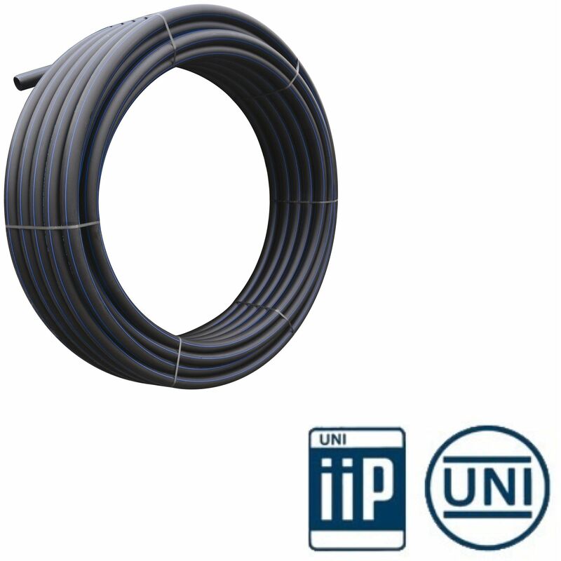 foto del prodotto irritec tubo in polietilene per impianti di irrigazione rotolo 100 mt. pn10 20 mm.