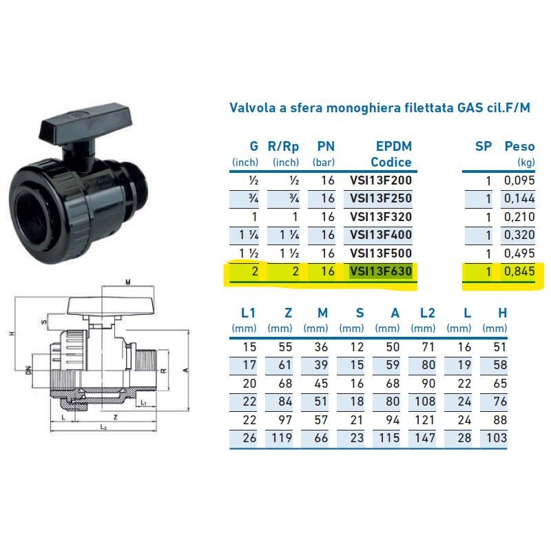 foto del prodotto irritec valvola a sfera monoghiera filettata gas cil.f m 2 iv3mf11d0n630 