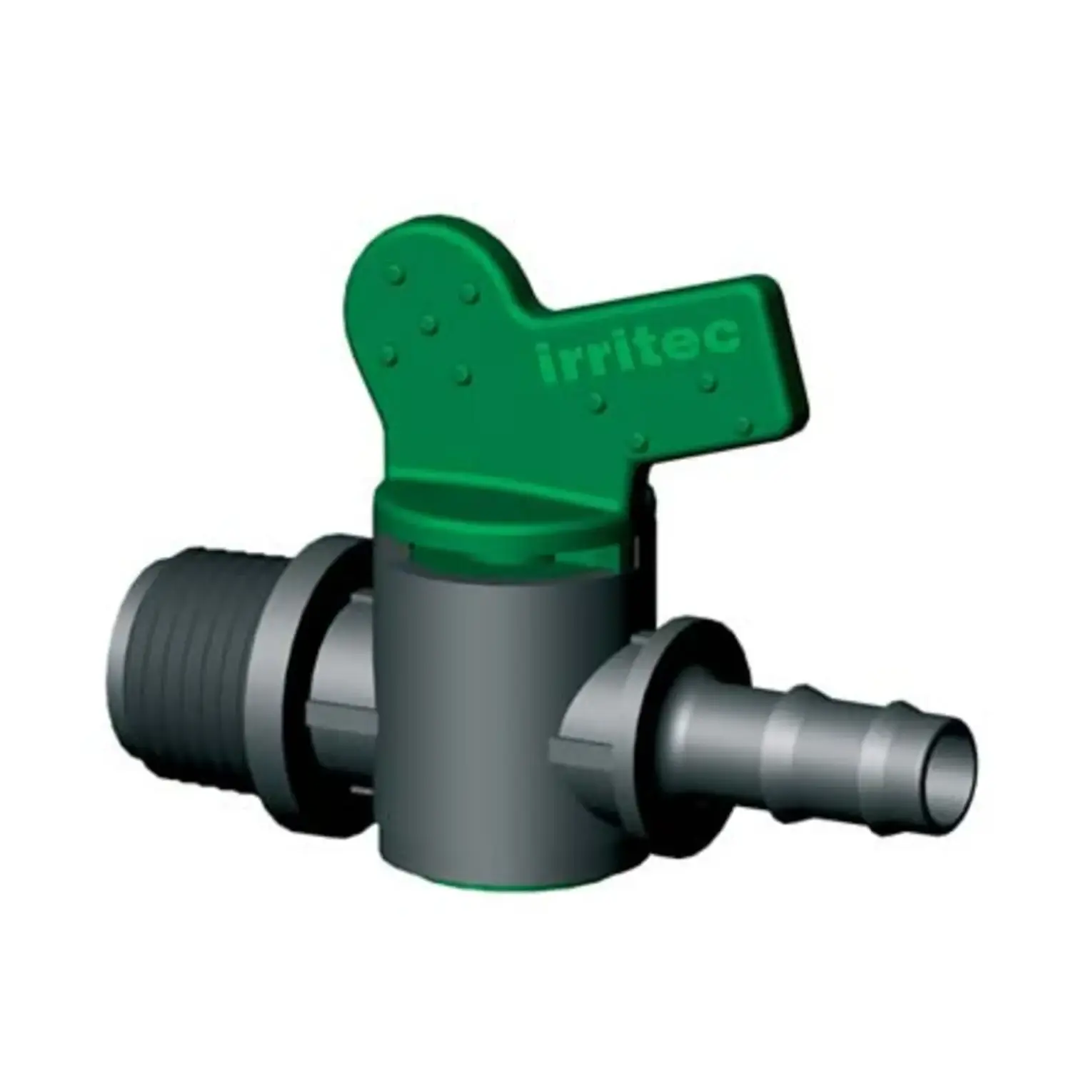 foto del prodotto irritec valvola rubinetto ala gocciolante manichetta da 16mm a 1 2 filettato