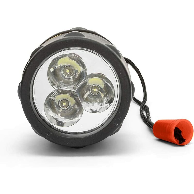 foto del prodotto irub2led torcia led in gomma 2 batterie d rubber velamp
