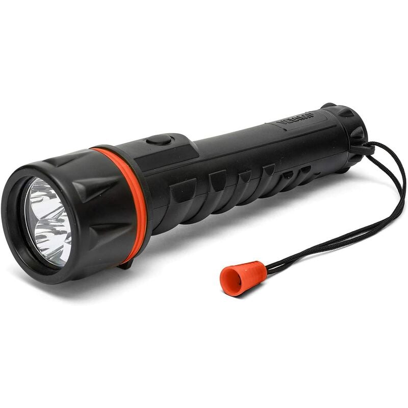foto del prodotto irub3led torcia led in gomma 3 batterie d rubber velamp