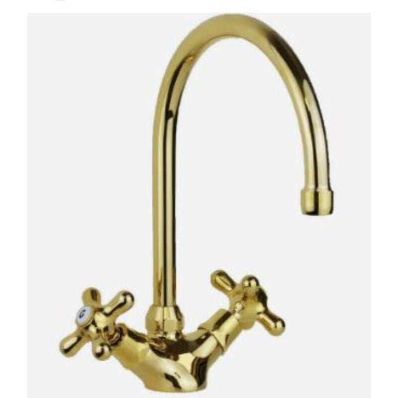 foto del prodotto irv180gf iris viola rubinetto cucina oro codice prod irv180gf paffoni
