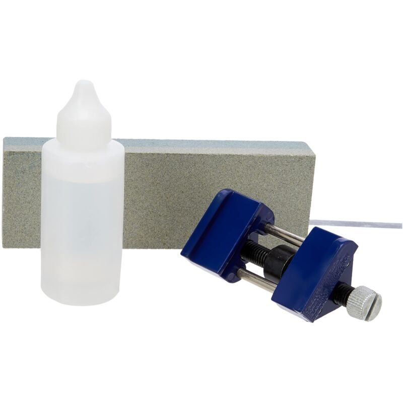 foto del prodotto irwin 10507932 set affilatura 3 pz., include pietra, guida e olio