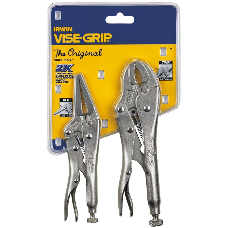 foto del prodotto irwin vise grip pinze di bloccaggio originali con tagliafili, 2 pezzi, 36