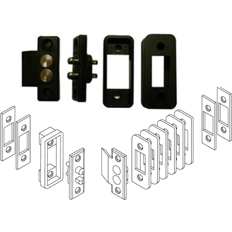 foto del prodotto is coppia contatti elettrici iseo 050060 nylon