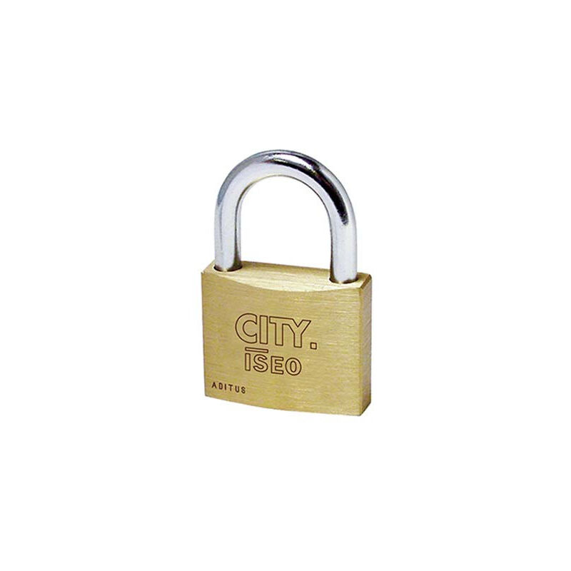 foto del prodotto is lucchetto aditus ka iseo ottone arco cromato chiavi 2 mm 60