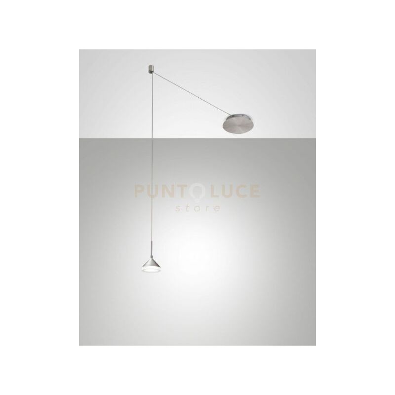 foto del prodotto isabella sospensione 1 luce alluminio spostabile a led 3000k 8w 750 lm dimmerabile