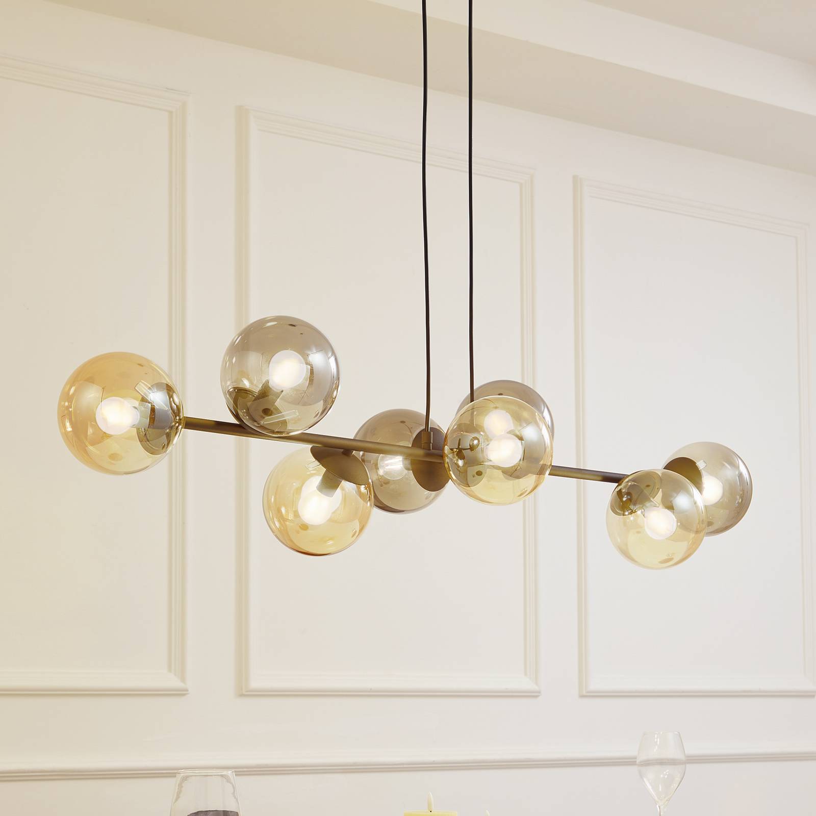 foto del prodotto isamer' in nero da metallo - lindby