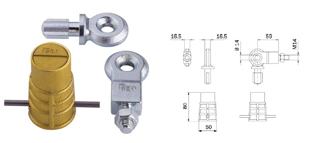 foto del prodotto iseo 004907 kit per lucchetto a campanablocca serrande