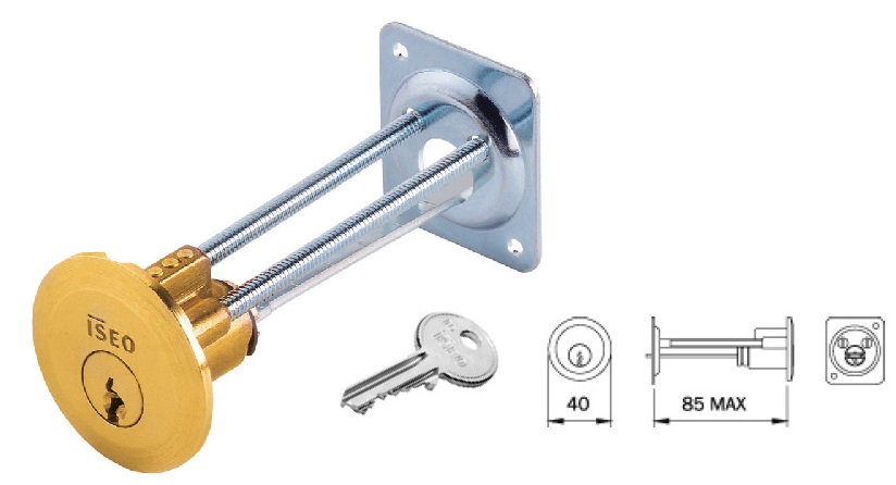 foto del prodotto iseo 850007h cilindro staccato f5 x porte max mm.85 tipo250