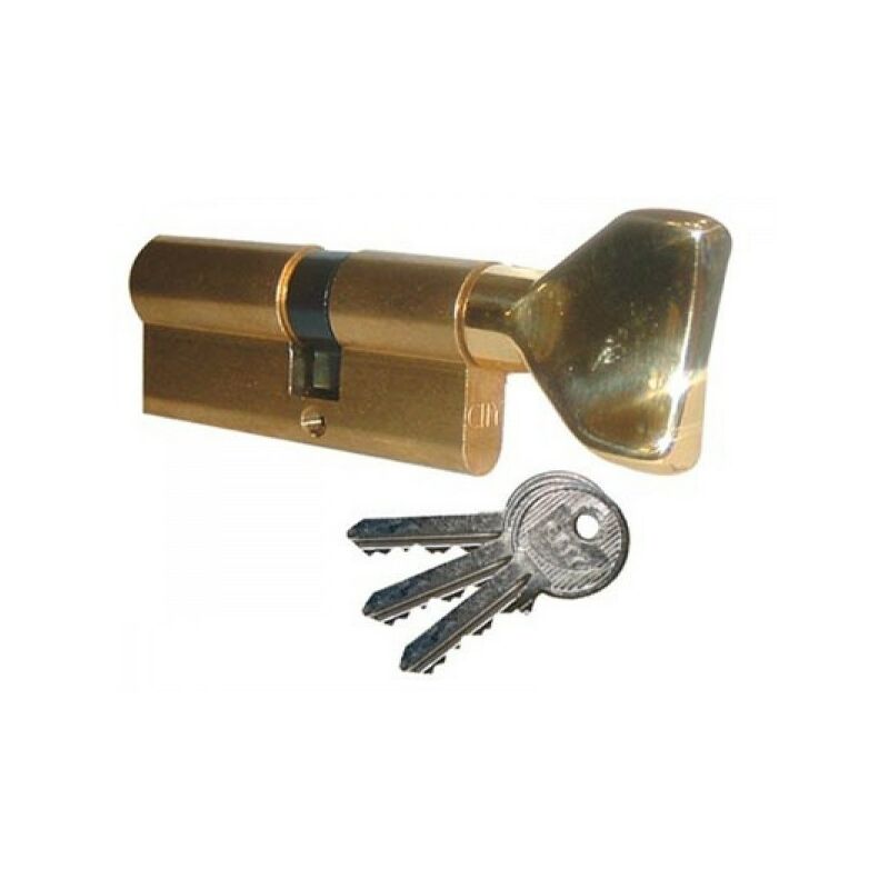 foto del prodotto iseo cavers - cilindro 30x30 ottone nichelato city con pulsante su n v04 - 525930329v04