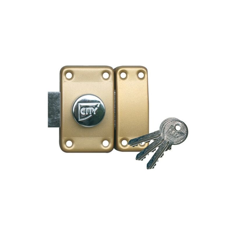 foto del prodotto iseo cavers - serratura iseo city 25 con pomolo - cilindro 50 mm - su variante n v04 - 10020502v04