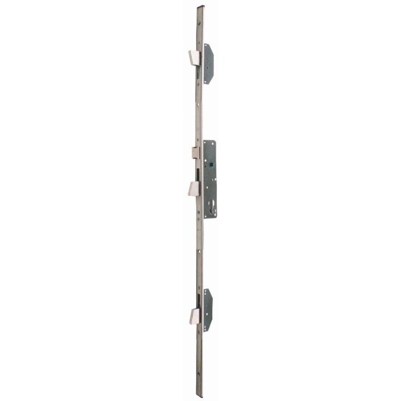 foto del prodotto iseo electa inox serratura da infilare a 3 punti con catenaccio reversibile frontale a u 1860x24x6 perno 35 785101352