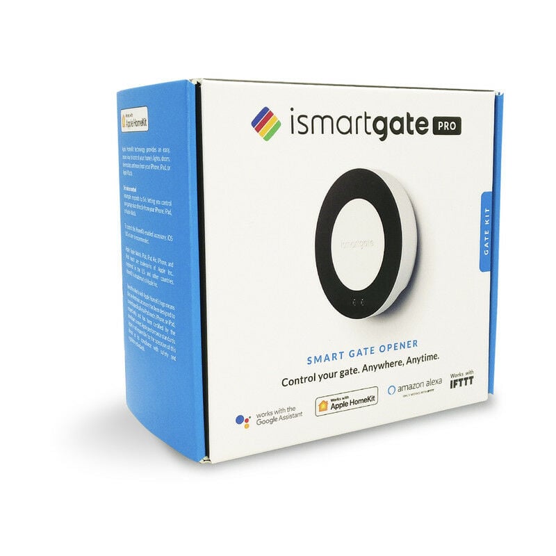 foto del prodotto ismartgate pro gate apri wi fi per controllare tre cancelli da qualsiasi luogo con lo smartphone. compatibile con homekit siri , google assistant,