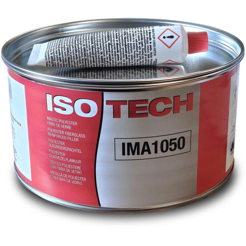 foto del prodotto iso tech poliestere fibra di vetro corpo mastico 1,5 chilo