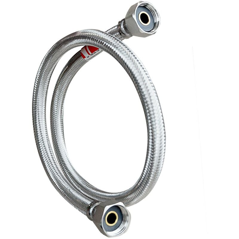 foto del prodotto isoflex tubo in acciaio inox diametro interno 9mm f f 3 8 12 17 lunghezza 50cm