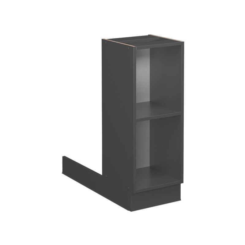 foto del prodotto isola cucina fame line, antracite, 30 cm senza piano di lavoro vicco