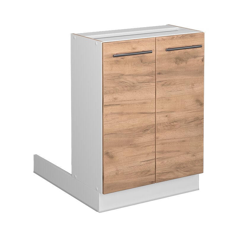 foto del prodotto isola cucina fame line, quercia dorata, 60 cm senza piano di lavoro vicco