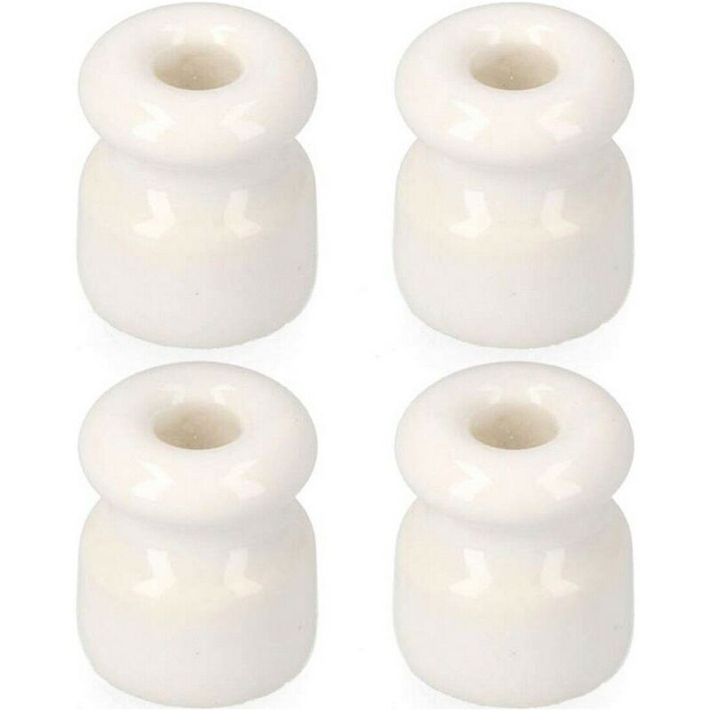 foto del prodotto isolante edm per cavo intrecciato bianco (4 unità)