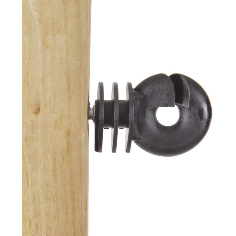 foto del prodotto isolatore anello a vite economy gallagher per pali in legno, filo e corda 75 pezzi