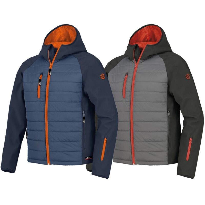 foto del prodotto issa giubbotto da lavoro industrial starter line bonny 04094 xl grigio scuro