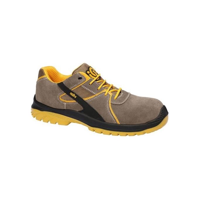foto del prodotto issa paddle scarpe da lavoro bassa s1p metal free misura 45 beige giallo