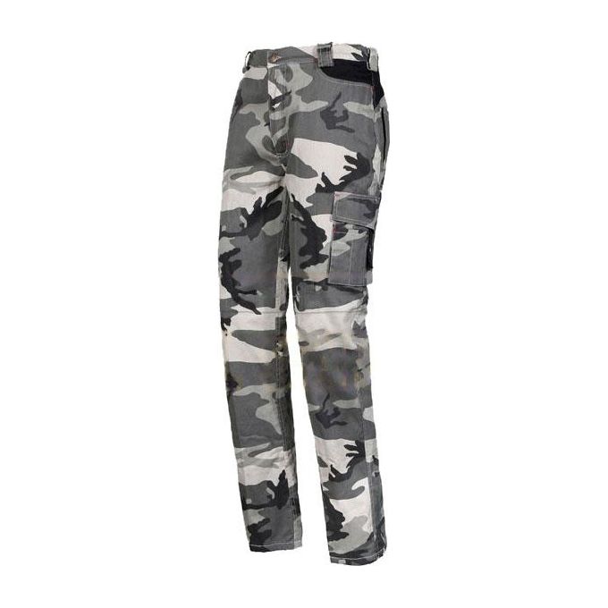 foto del prodotto issa pantalone cotone grigio xxl mimetico